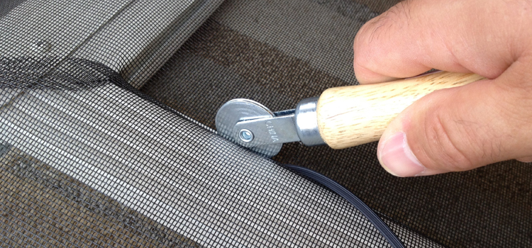 metal screen door repair in Galt